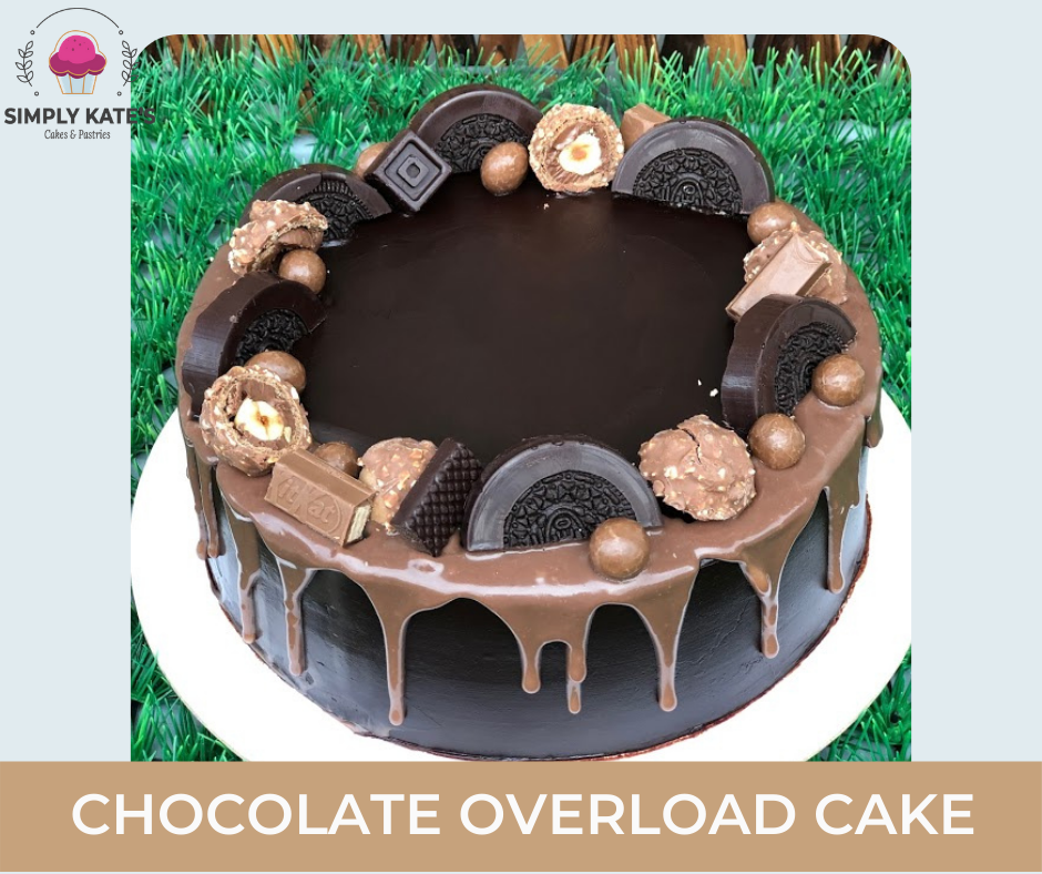 David's Cookies 7-lb Chocolate Overload Layer Cake - QVC.com