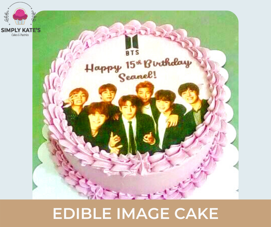 Rectangular Edible Image Cake with Customizable Corporate Logo - Cake  Together